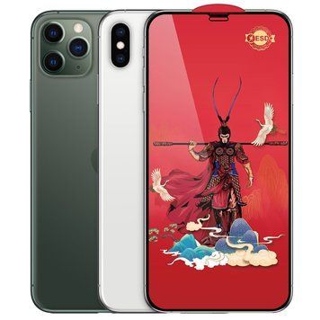Захисне скло Monkey King ESD RED Glass для Apple iPhone X/iPhone Xs/iPhone 11 Pro Black 76788 фото