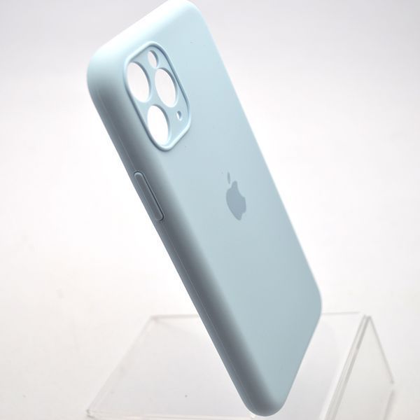 Силиконовый чехол накладка Silicon Case Full Camera для iPhone 11 Pro New Sky Blue 98352 фото