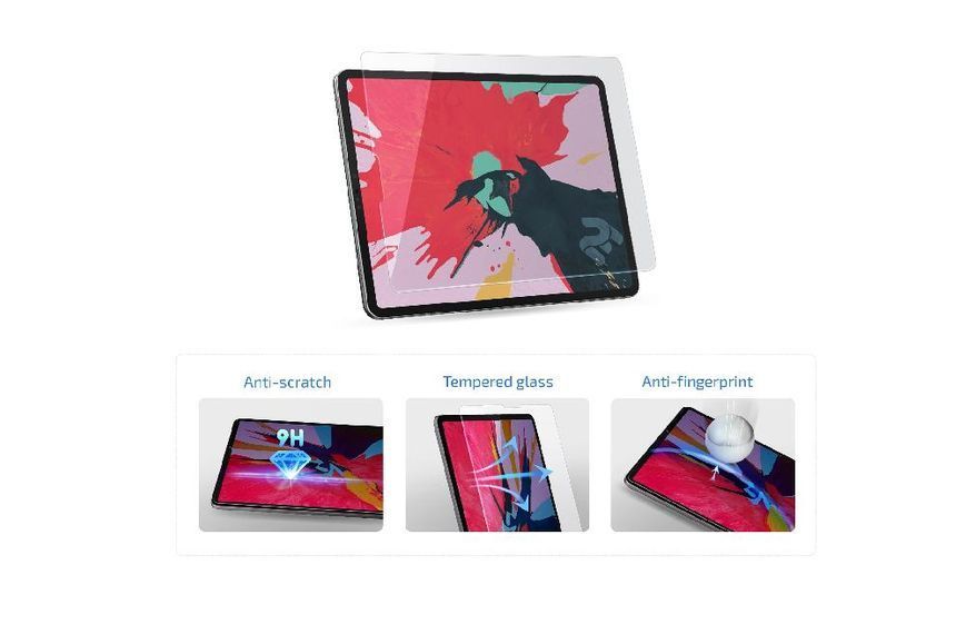 Захисне скло Reliable для Apple iPad Mini 4/Mini 5 7.9" Transparent 68207 фото