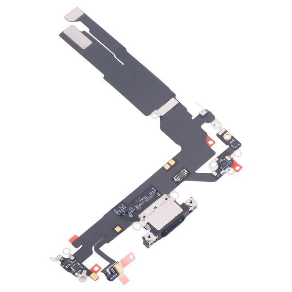 Шлейф для Apple iPhone 16 з роз'ємом живлення та компонентами Black Original 86806 фото