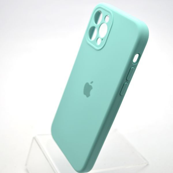 Силіконовий чохол накладка Silicon Case Full Camera для iPhone 12 Pro Max Ice Aquamarine 52235 фото