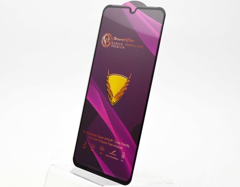 Захисне скло OG Golden Armor для LG V60 5G Black 91394 фото