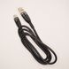 Кабель ANSTY S-035-A Zinc Alloy Micro USB QC 3.1A 1M Black 26912 фото 3