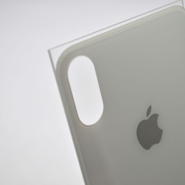 Задняя крышка Apple iPhone XS Silver HC (с большим отверстием под камеру) 52633 фото