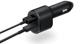 Автомобільний зарядний пристрій Samsung Super Fast Dual Car Charger (45W+15W) з кабелем Type-C to Type-C Black (EP-L5300XBEGWW) 95456 фото