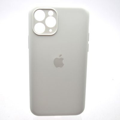 Силіконовий чохол накладка Silicon Case Full Camera для iPhone 11 Pro White 71468 фото