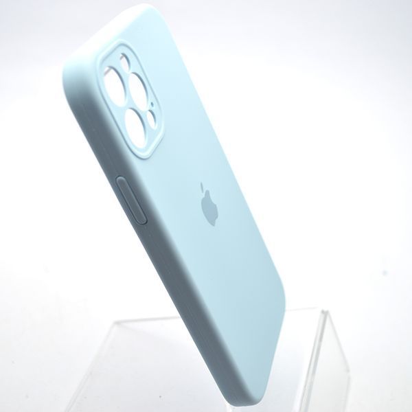 Силиконовый чехол накладка Silicon Case Full Camera для iPhone 12 Pro New Sky Blue 77536 фото