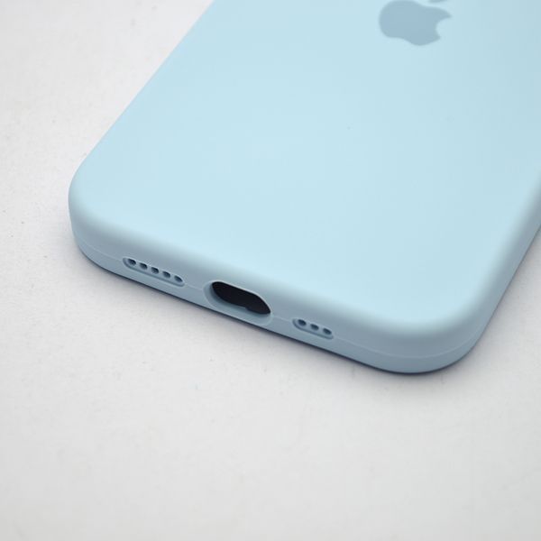 Силиконовый чехол накладка Silicon Case Full Camera для iPhone 12 Pro New Sky Blue 77536 фото
