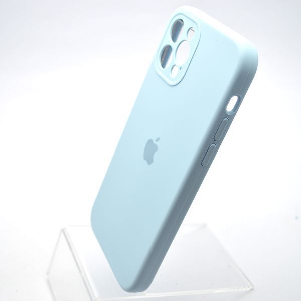Силиконовый чехол накладка Silicon Case Full Camera для iPhone 12 Pro New Sky Blue 77536 фото
