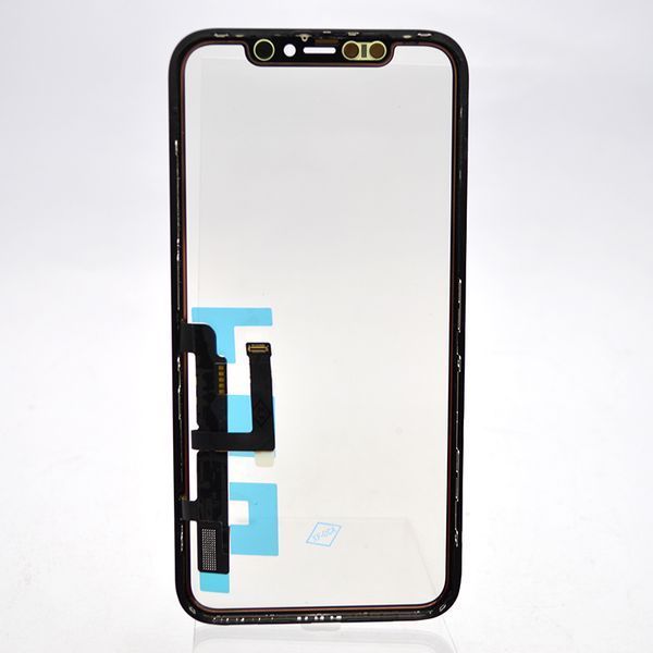 Тачскрін (Сенсор) з рамкою Apple iPhone 11 (без мікросхеми) з ОСА Black Original 68112 фото