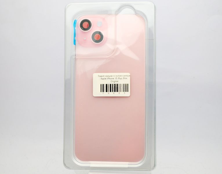 Задня кришка зі склом камери Apple iPhone 15 Plus Pink Original 79805 фото