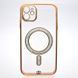 Чохол накладка з MagSafe Elegant Case для Apple iPhone 11 Pink 87130 фото