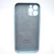 Силиконовый чехол накладка Silicon Case Full Camera для iPhone 12 Pro New Sky Blue 77536 фото 4