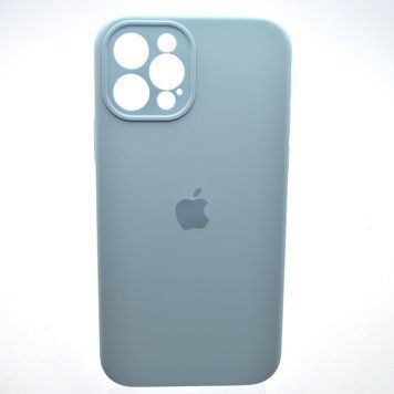 Силиконовый чехол накладка Silicon Case Full Camera для iPhone 12 Pro Max New Sky Blue 79169 фото