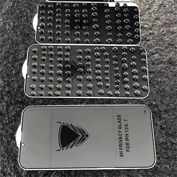 Захисне скло OG Golden Armor антишпигун для Apple iPhone 12 Mini Black 86629 фото