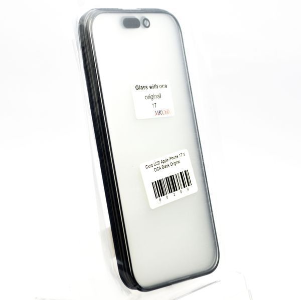 Скло LCD Apple iPhone 17 з OCA Black Original 60209 фото