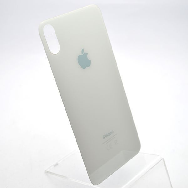 Задня кришка Apple iPhone XS Max Silver HC (з великим отвором під камеру) 69036 фото